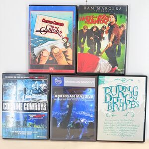 5 DVD Movie Lot Cheech Chong Up In Smoke Bam Margera Cocaine Cowboys